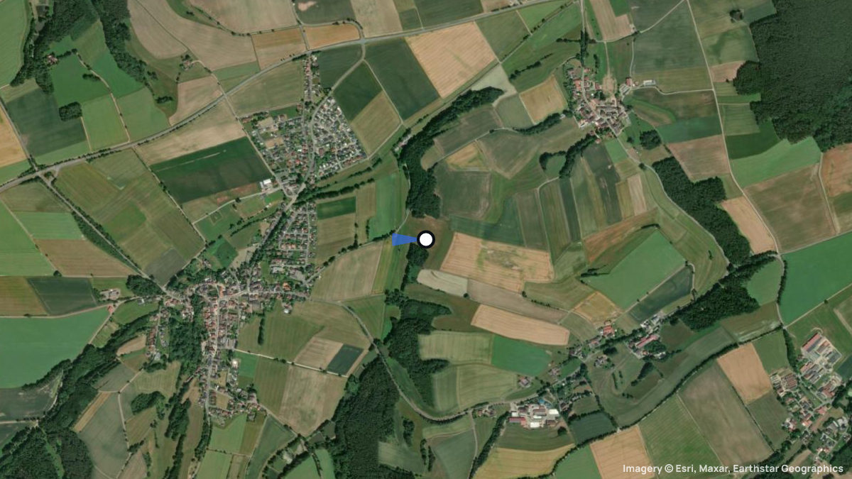 Satellite map of Kohlberg with its launches and landings