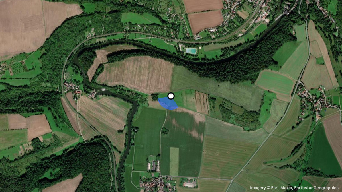 Satellite map of Wichmar with its launches and landings