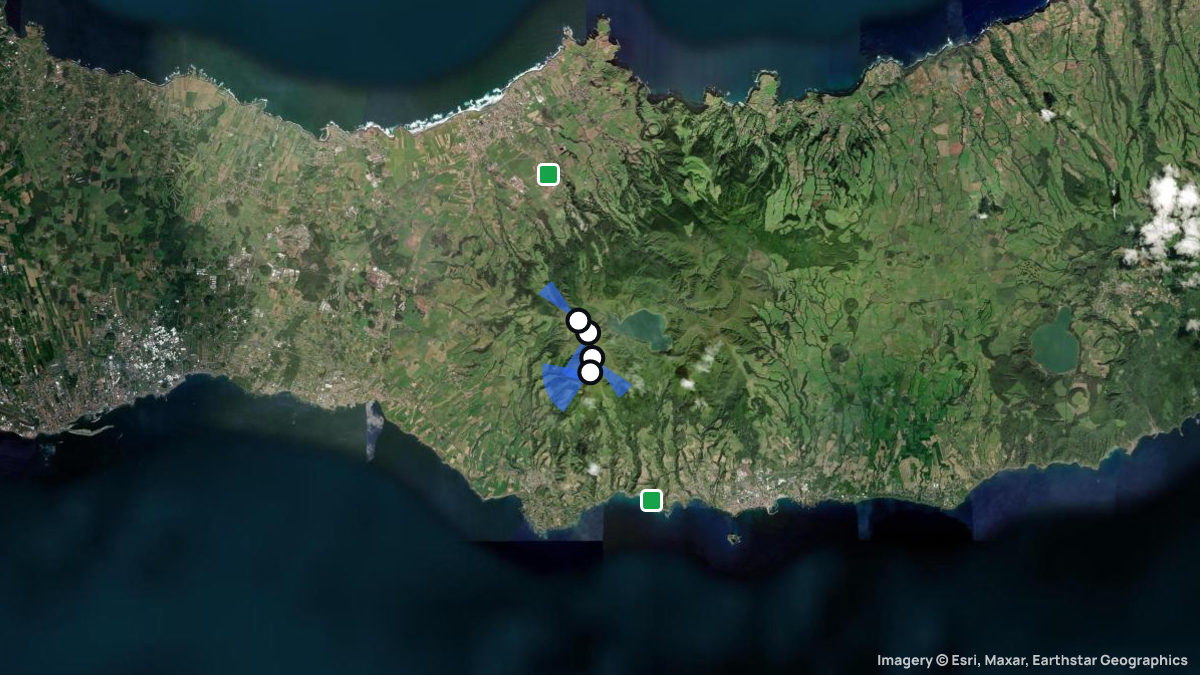 Satellitenkarte von Barrosa mit Start- und Landeplätzen