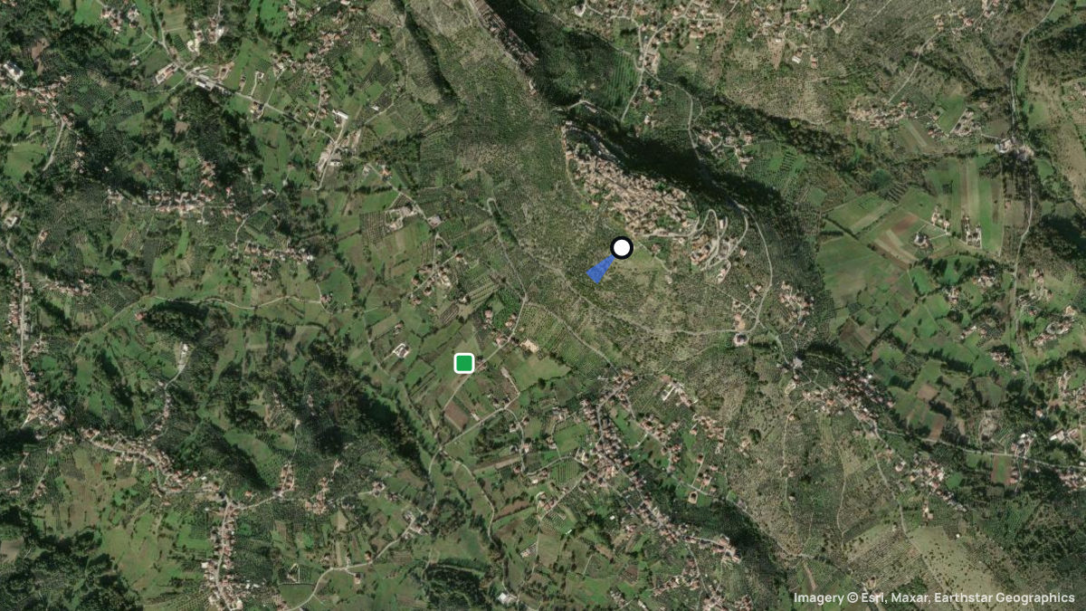 Satellitenkarte von Boville Ernica mit Start- und Landeplätzen