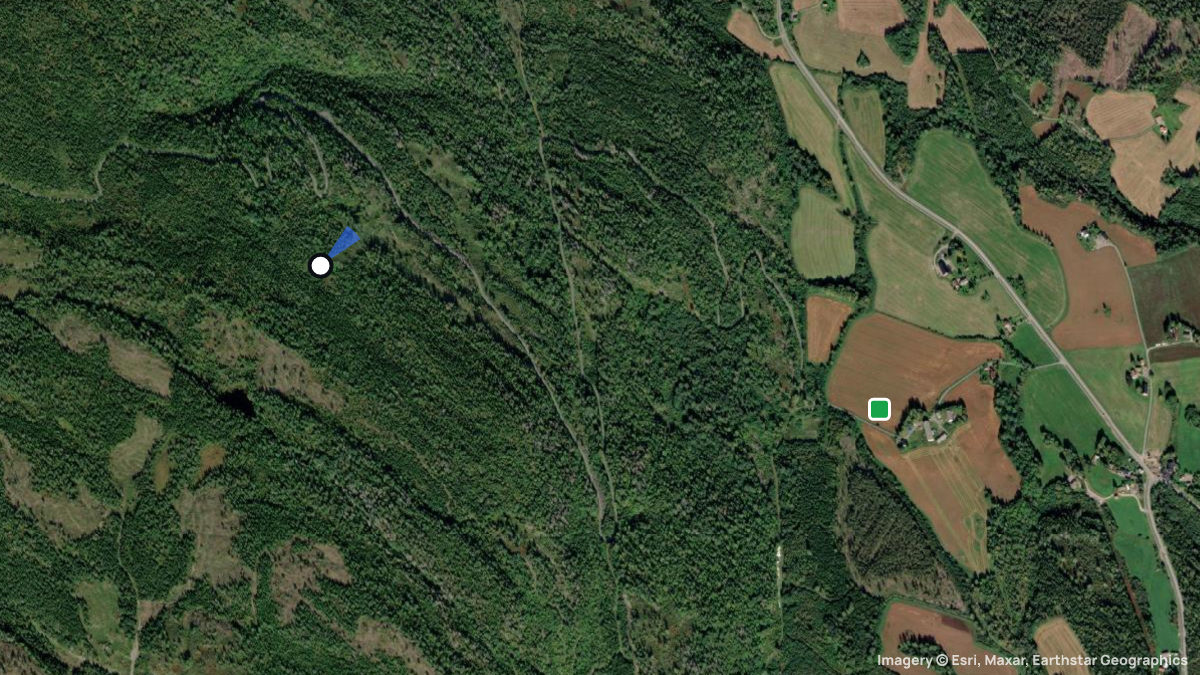 Satellitenkarte von Stockelia mit Start- und Landeplätzen