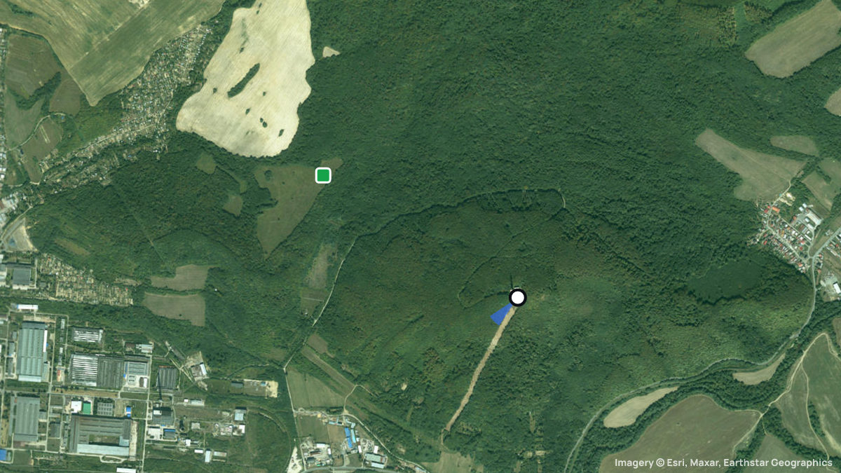 Satellite map of Magurica with its launches and landings
