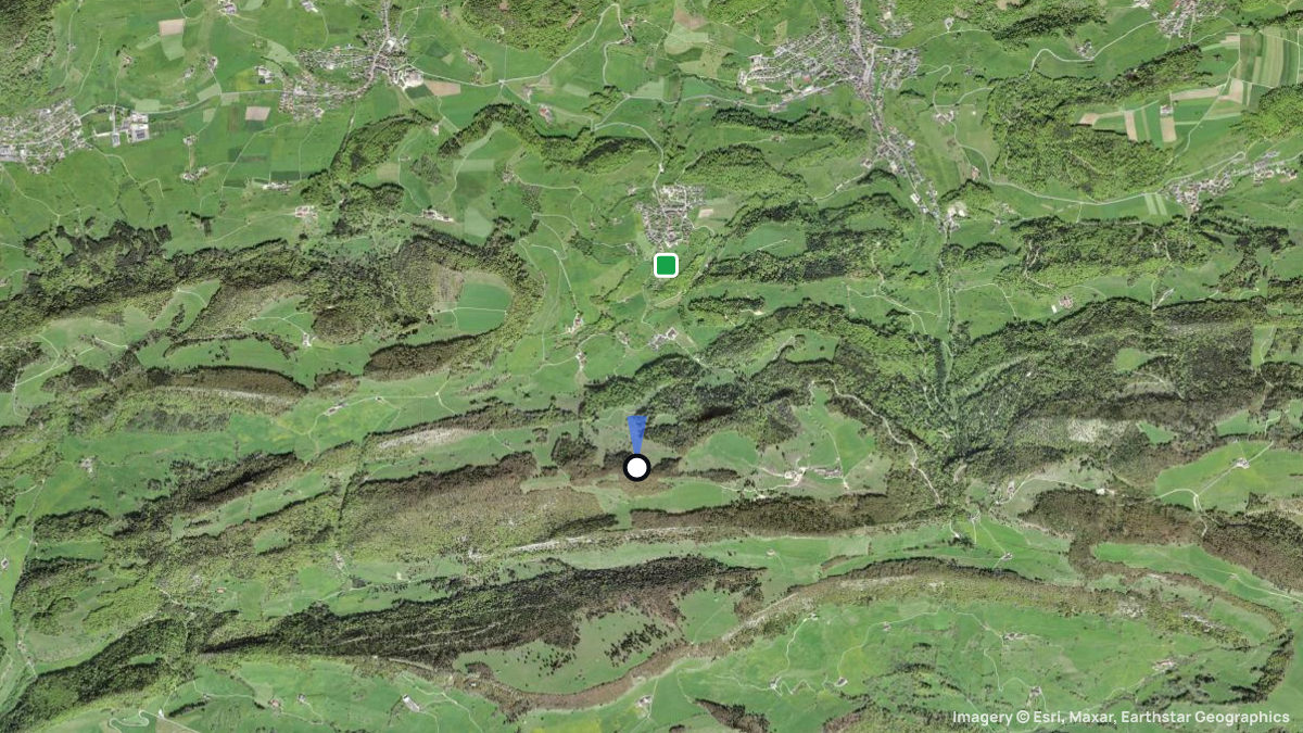 Satellite map of Hohwacht with its launches and landings