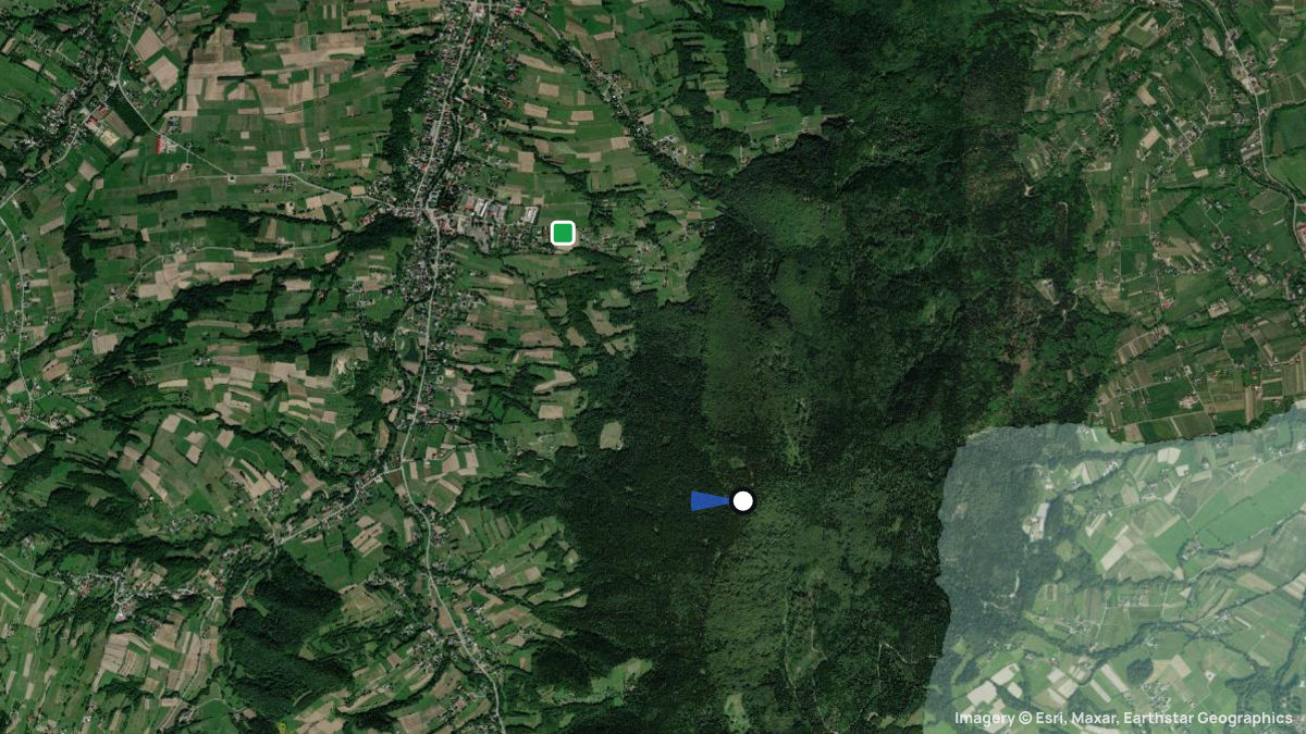 Satellite map of Ciencien with its launches and landings
