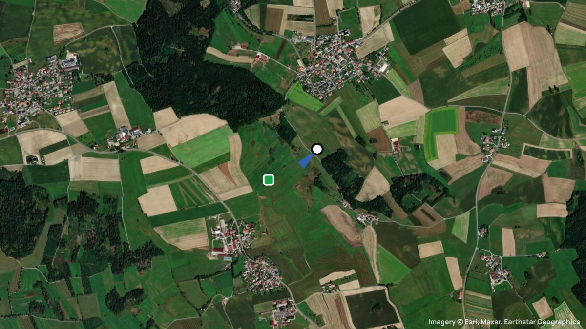 Satellitenkarte von Renhardsweiler mit Start- und Landeplätzen