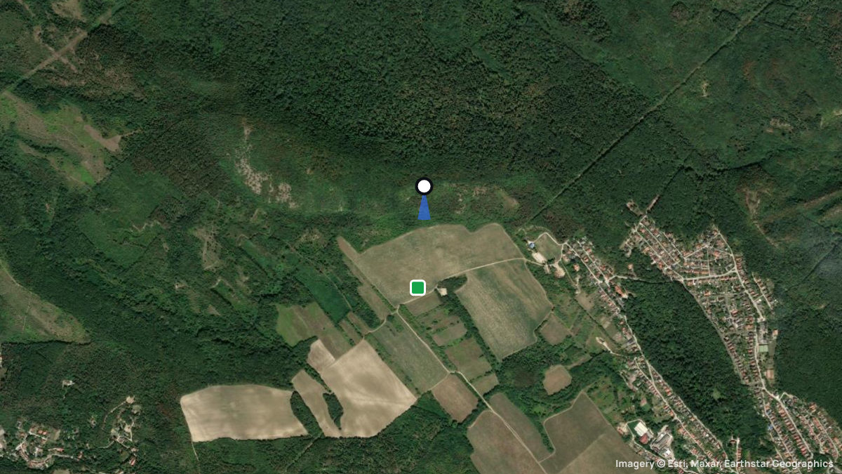 Satellite map of Kilatas with its launches and landings