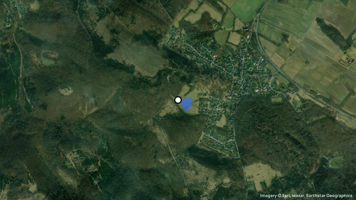 Satellite map of Wildhang with its launches and landings