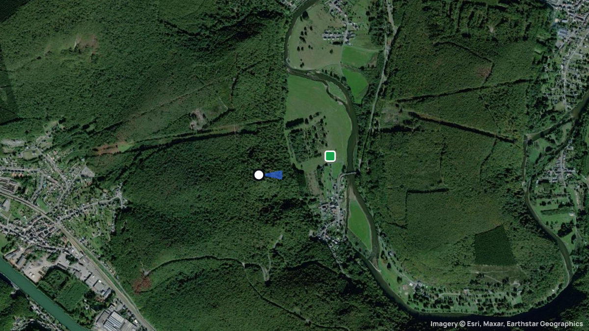Satellite map of Haulme with its launches and landings