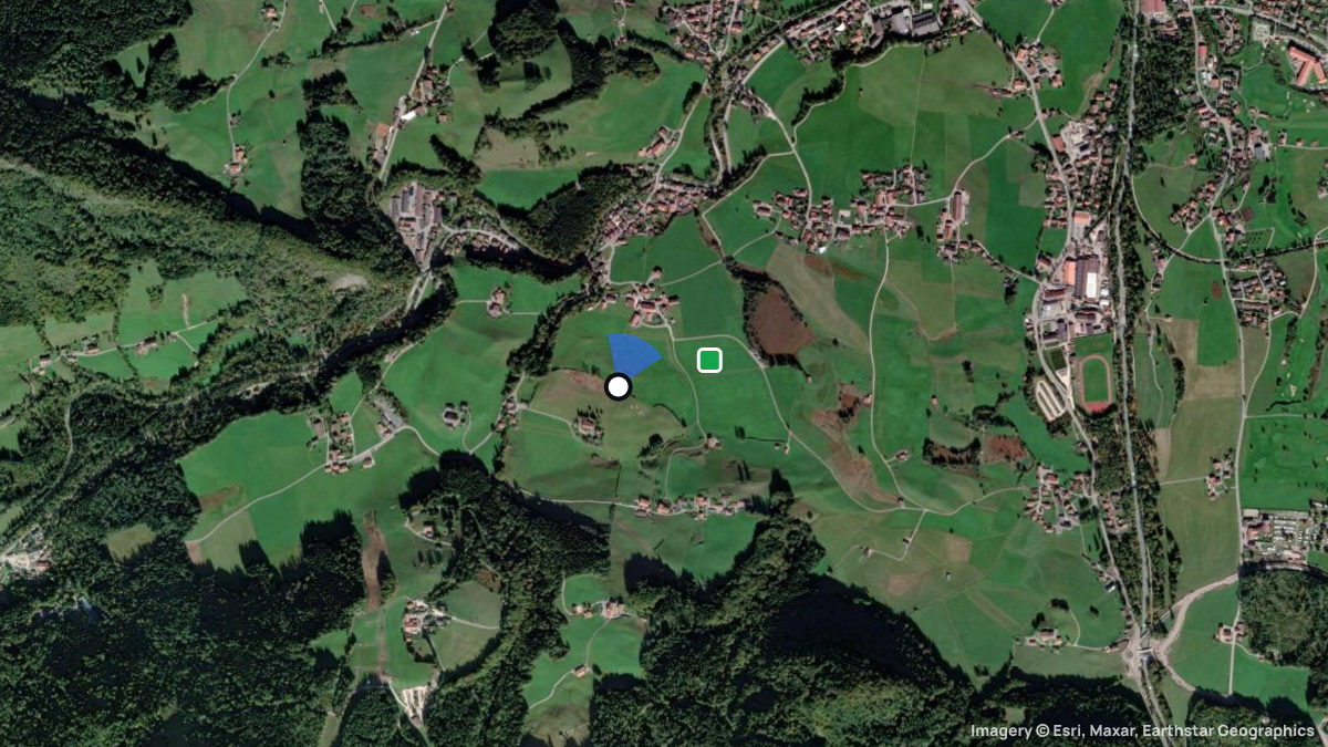 Satellite map of Grossgstatter with its launches and landings