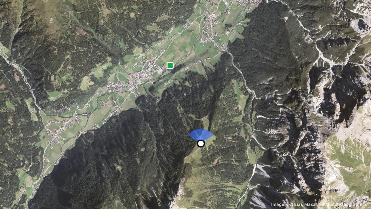 Satellite map of Elfer with its launches and landings