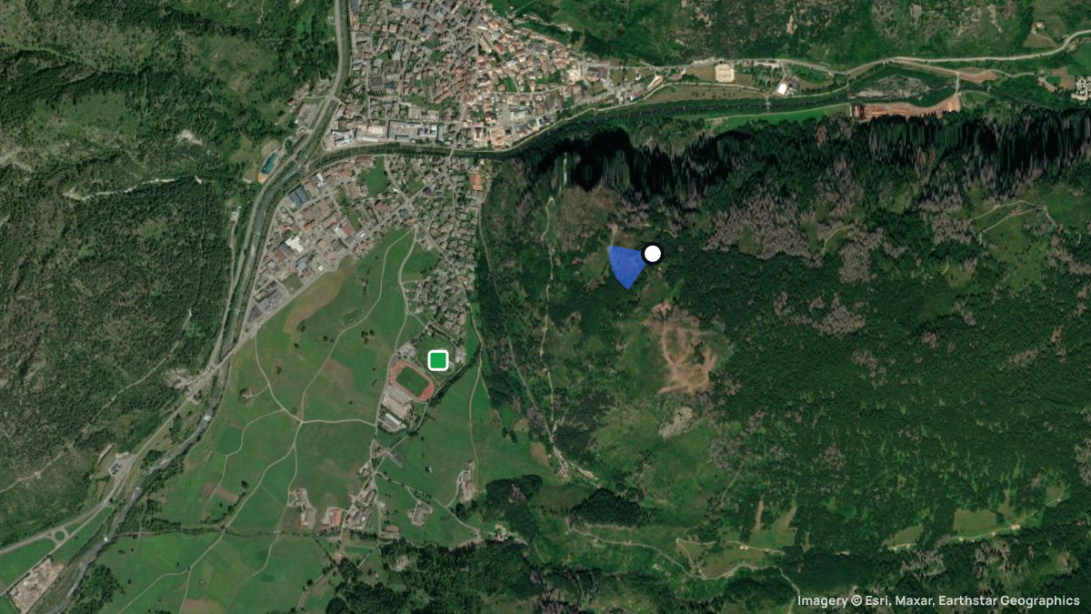 Satellite map of Malgola with its launches and landings