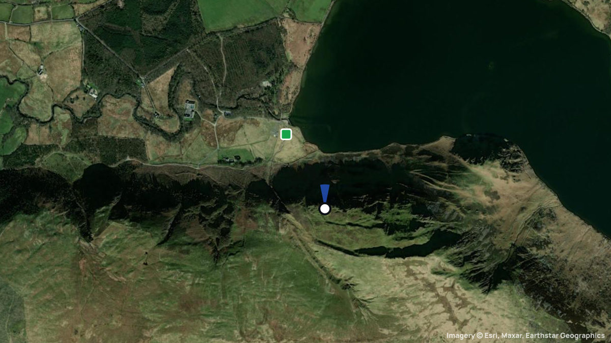 Satellite map of Grike with its launches and landings