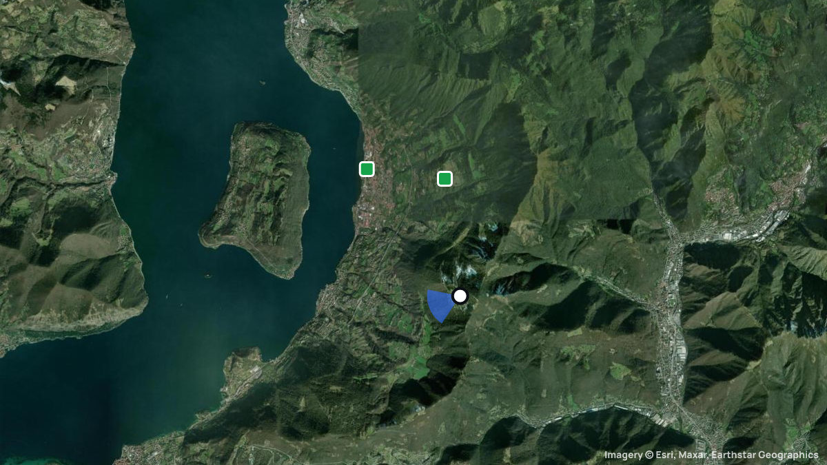 Satellite map of Gole with its launches and landings