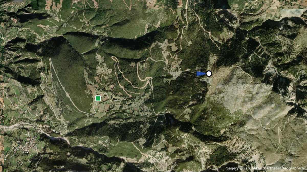 Satellite map of Panahaiko with its launches and landings