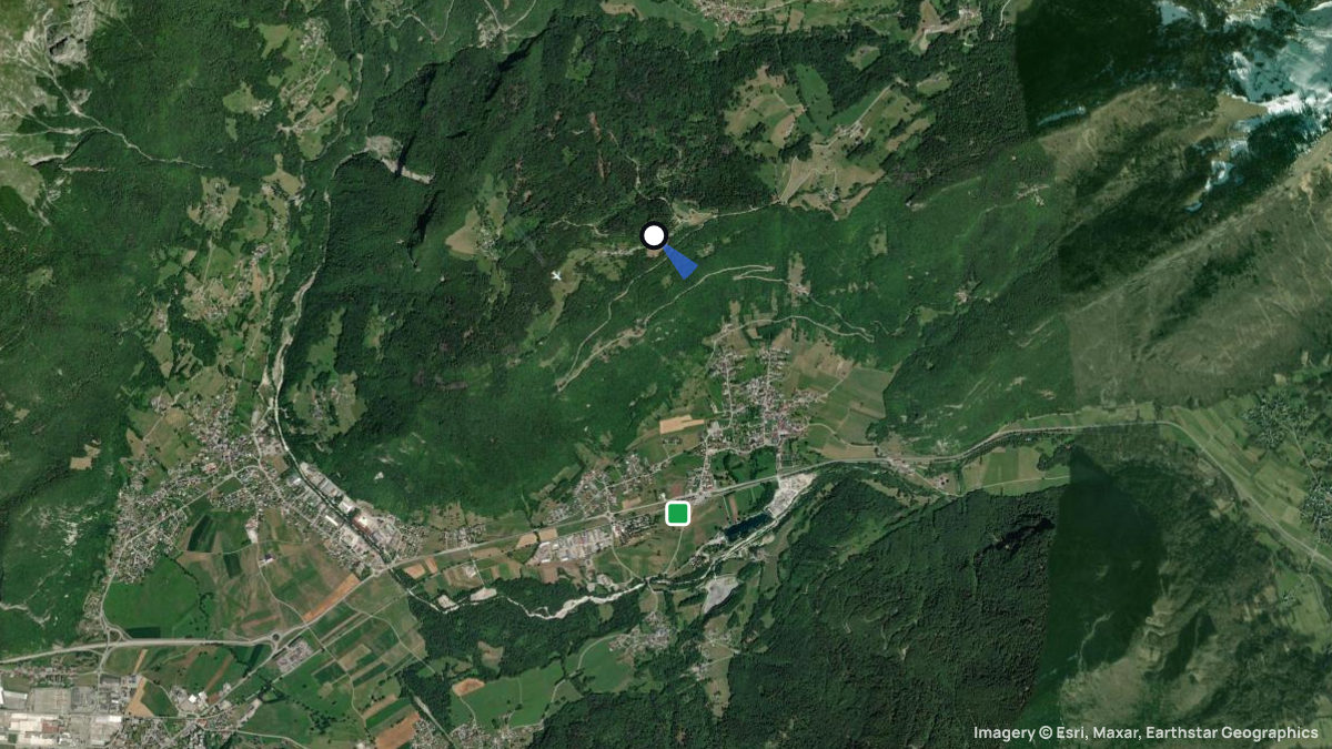 Satellite map of Marlens with its launches and landings