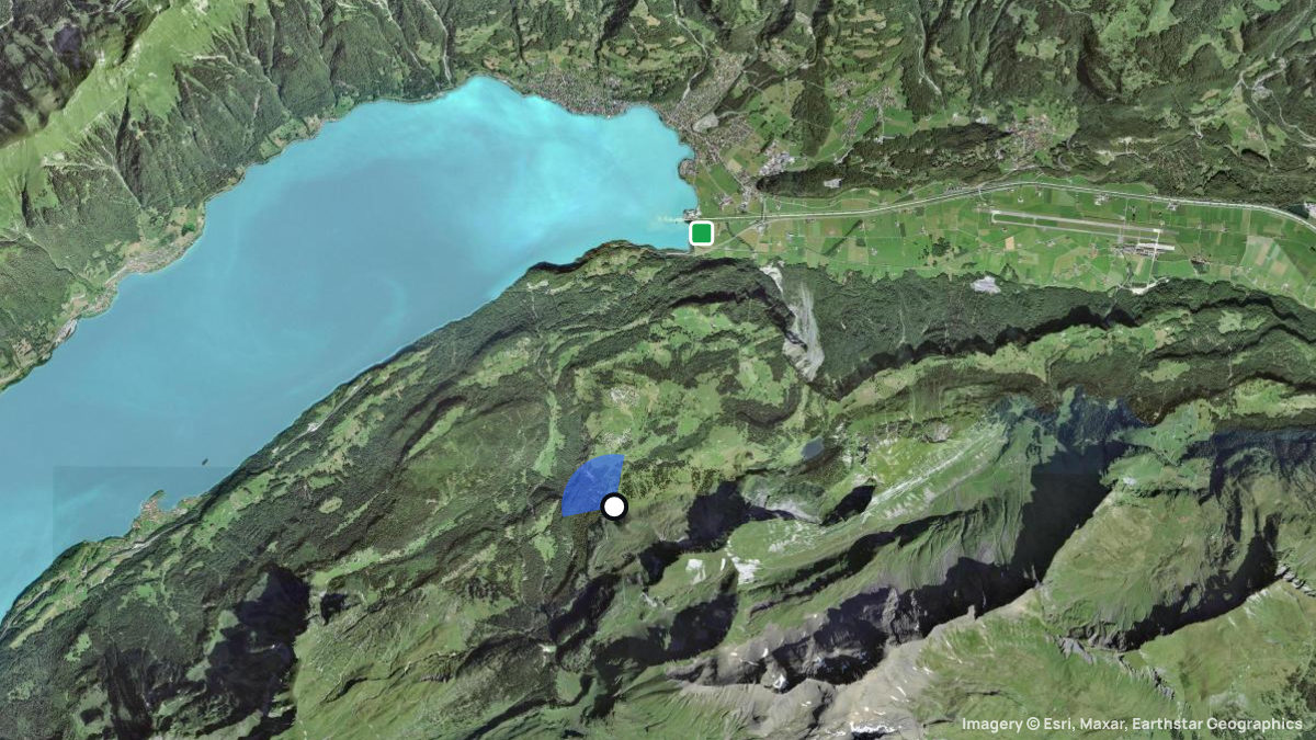 Satellitenkarte von Windeck mit Start- und Landeplätzen