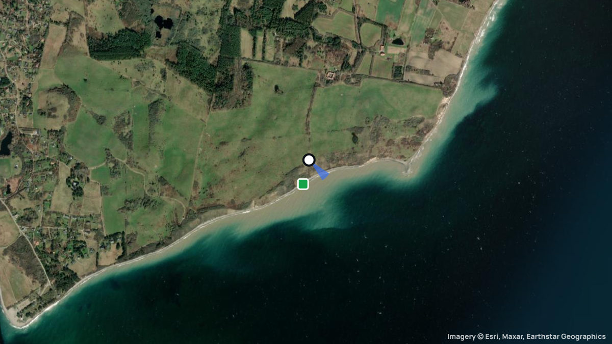 Satellitenkarte von Lushage mit Start- und Landeplätzen