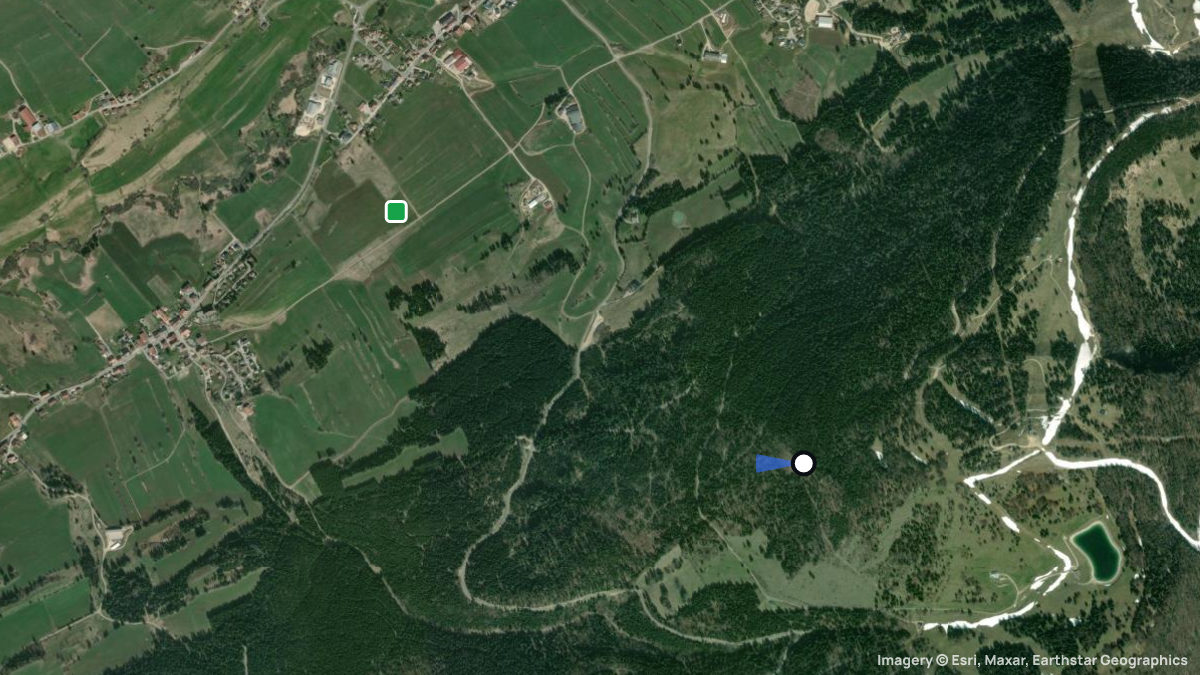 Satellitenkarte von Longevilles mit Start- und Landeplätzen