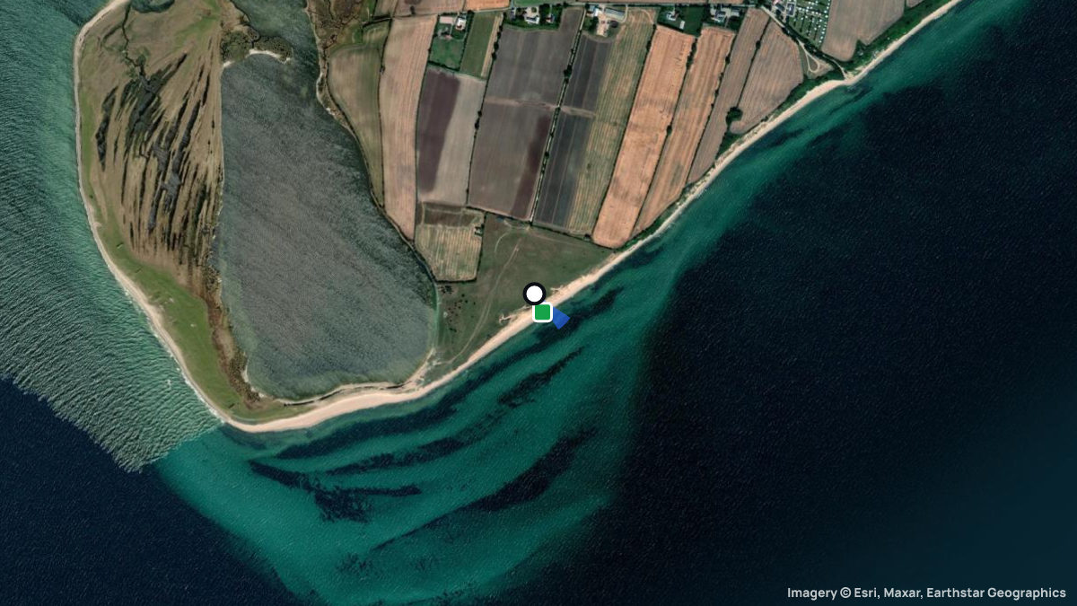 Satellitenkarte von Halk mit Start- und Landeplätzen