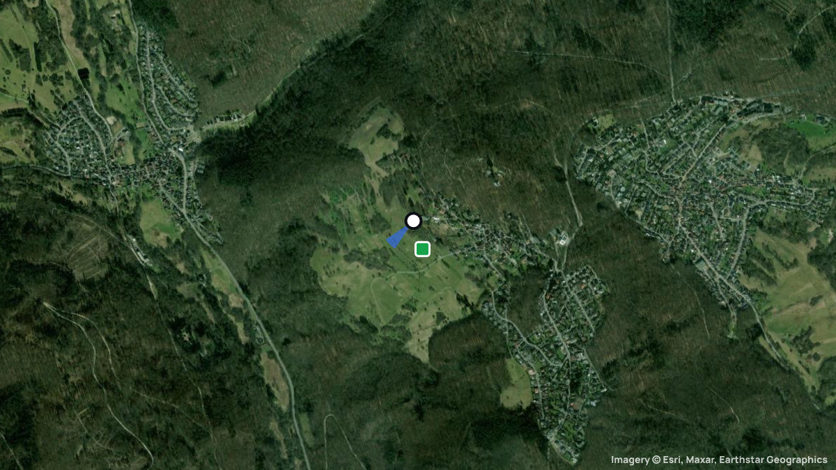 Satellite map of Eppenhain with its launches and landings
