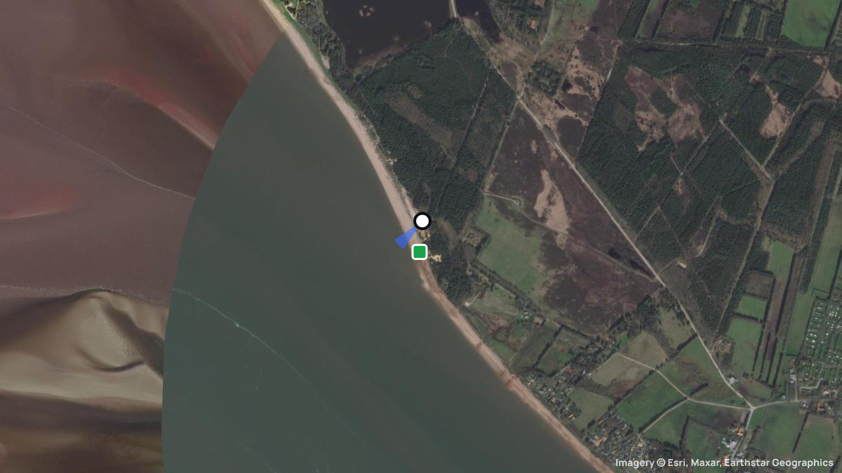 Satellite map of Guleberg with its launches and landings