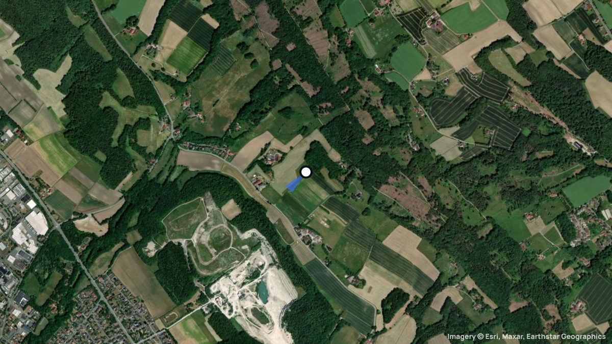 Satellite map of Ascheloh with its launches and landings