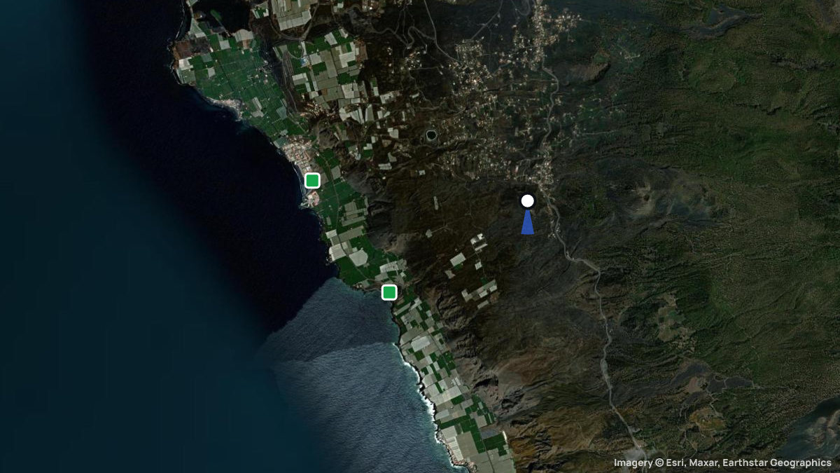 Satellite map of Jedey with its launches and landings