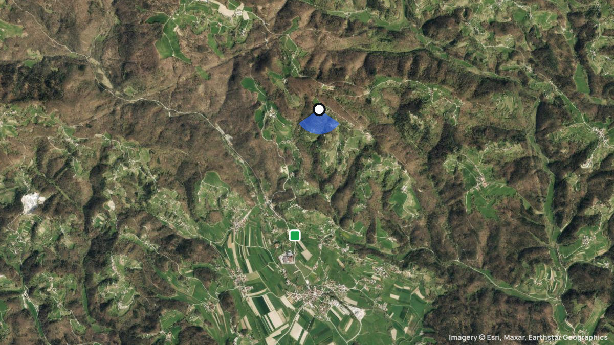 Satellite map of Nebesa with its launches and landings