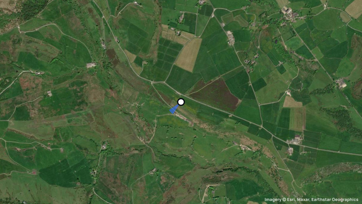 Satellite map of High Edge with its launches and landings