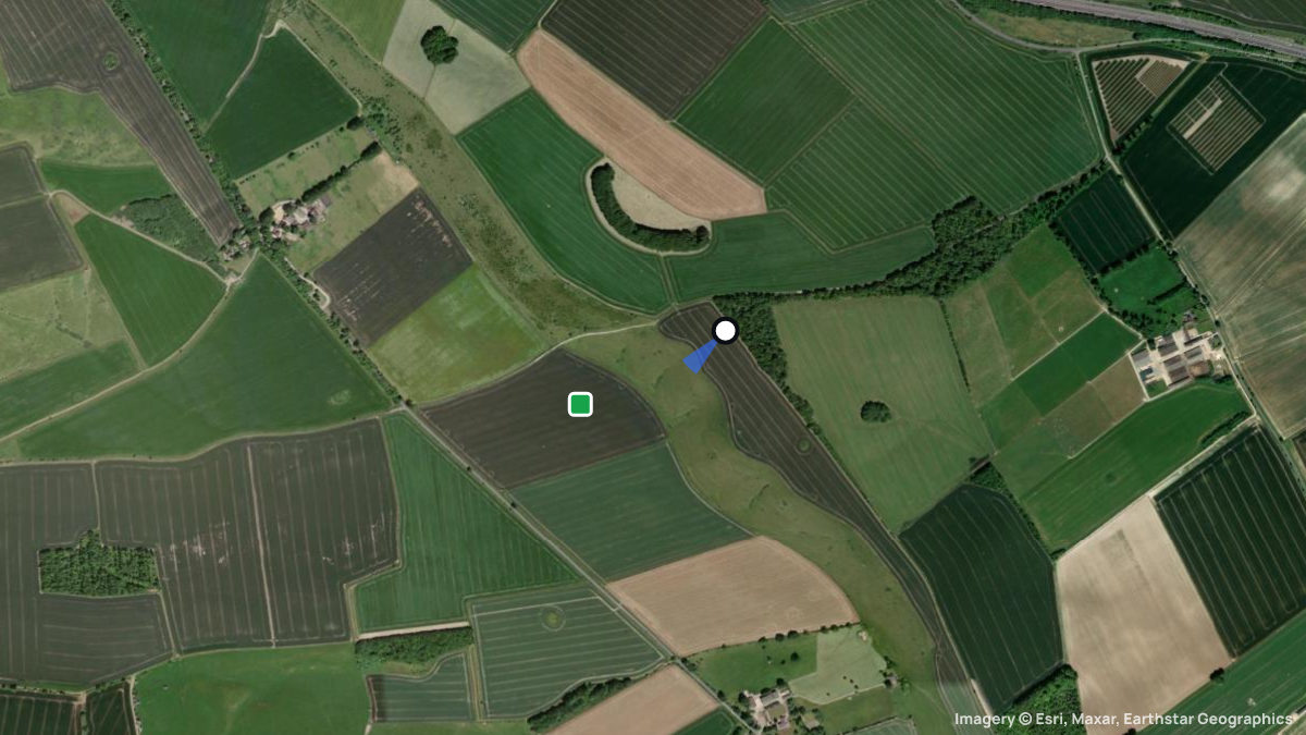 Satellitenkarte von Sugar Hill mit Start- und Landeplätzen