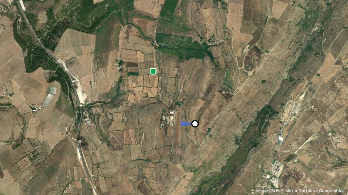 Satellite map of Cavalli with its launches and landings