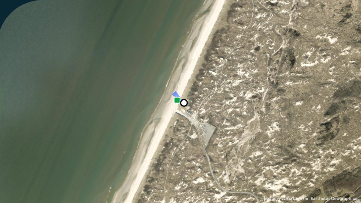 Satellite map of Langevelderslag with its launches and landings