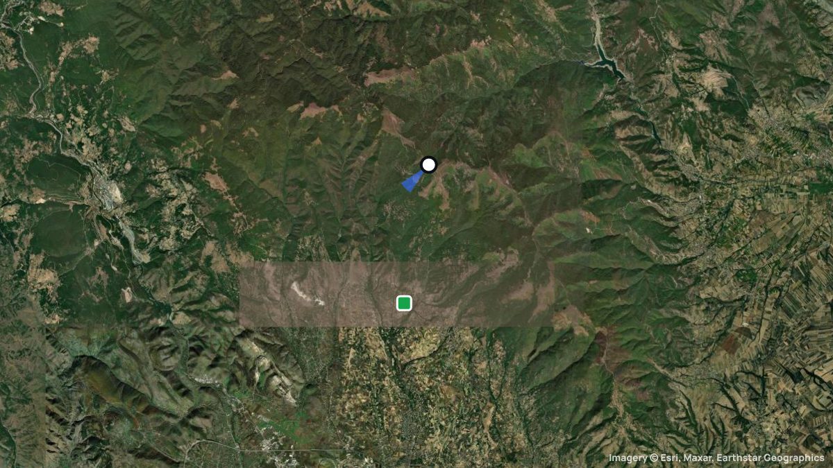 Satellite map of Ramno with its launches and landings