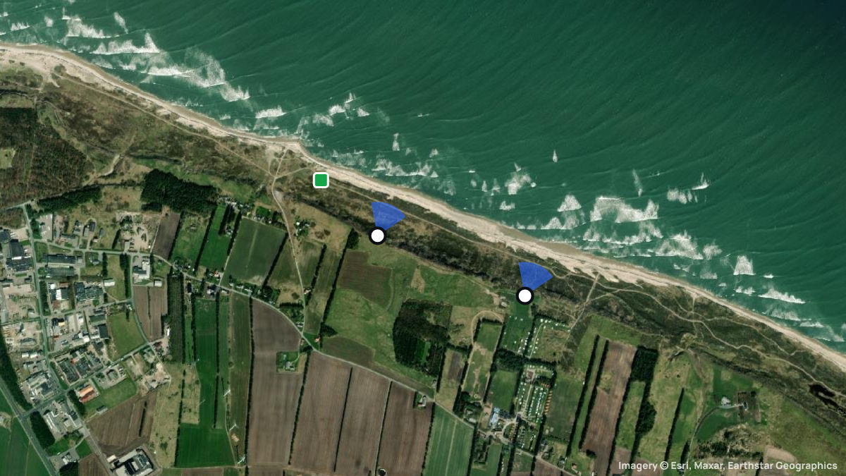 Satellite map of Hamborg with its launches and landings