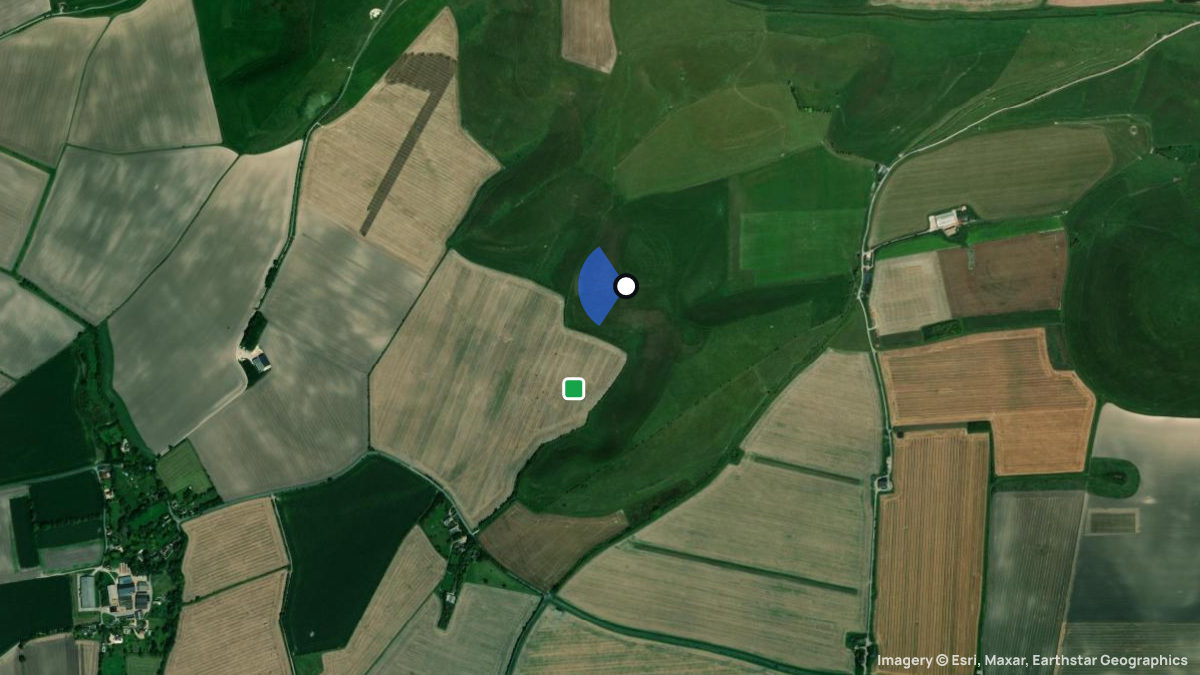 Satellite map of Rybury with its launches and landings