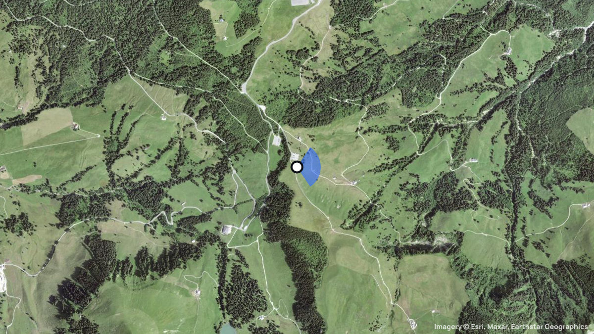 Satellite map of Wasserscheide with its launches and landings