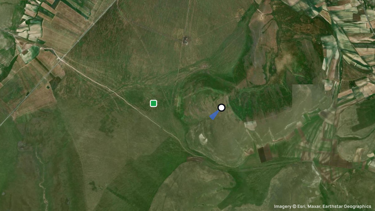 Satellitenkarte von Castelluccio La Rotonda mit Start- und Landeplätzen