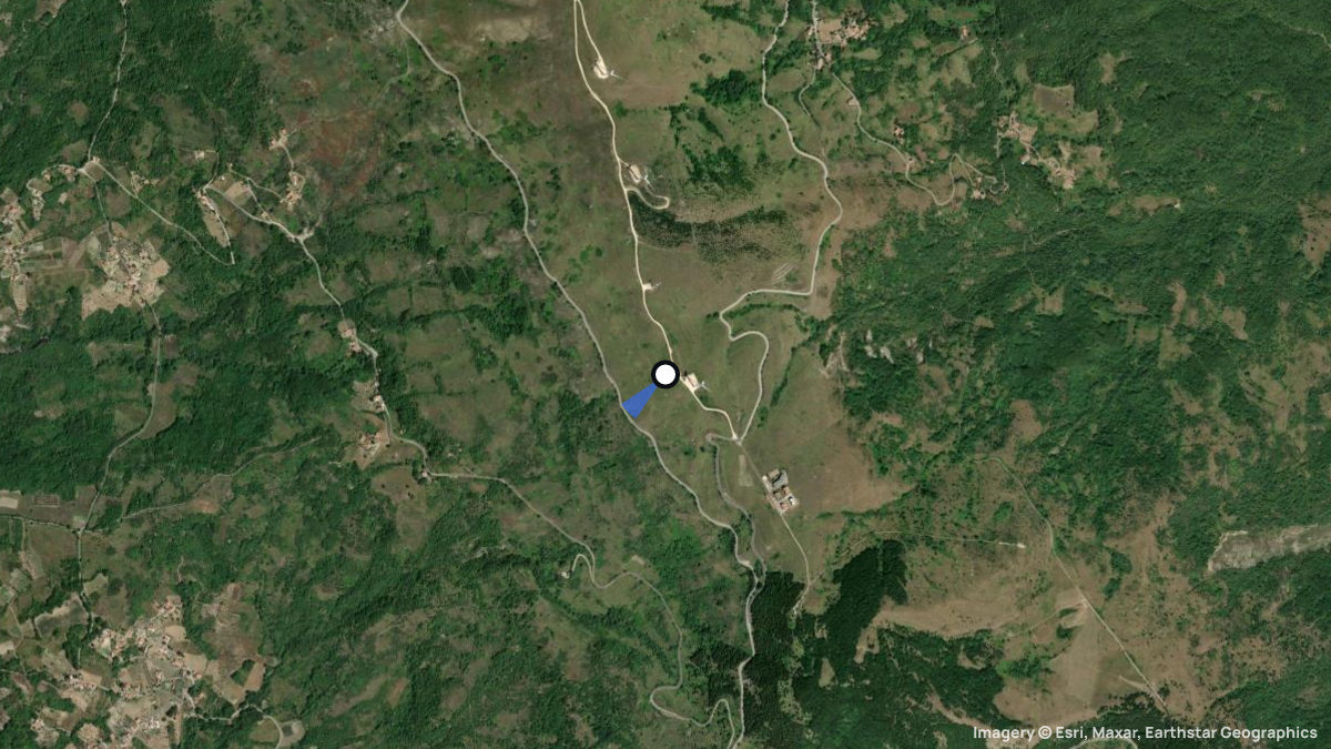 Satellitenkarte von Schiavi di Abruzzo mit Start- und Landeplätzen