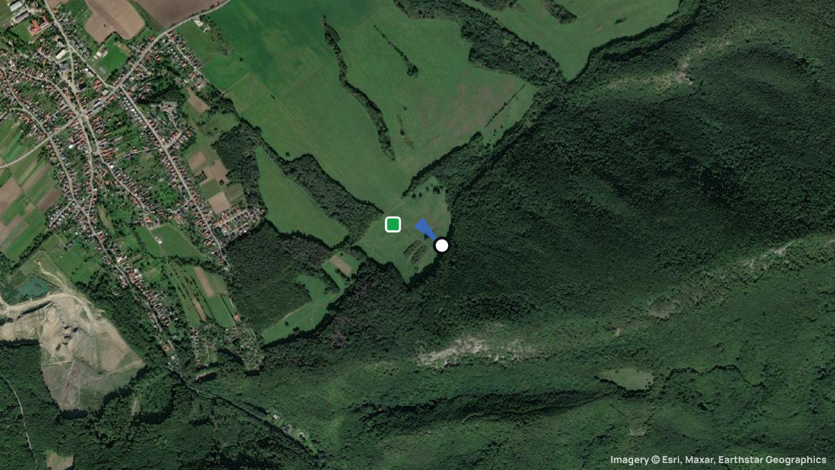 Satellite map of Solosnica with its launches and landings