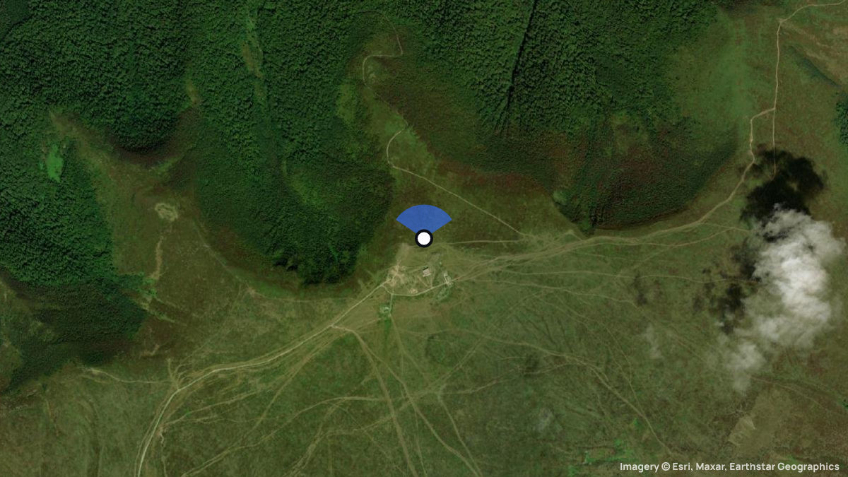 Satellite map of Polonina Runa with its launches and landings