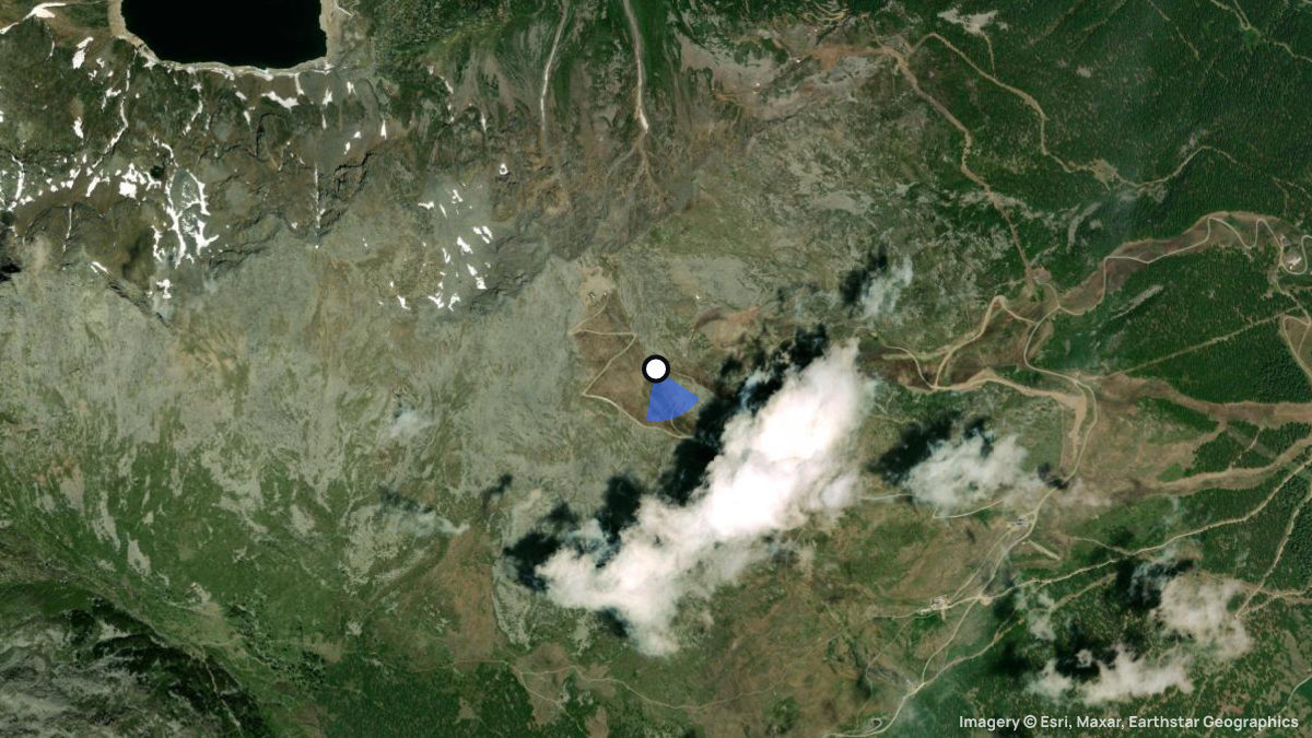 Satellite map of Muteck with its launches and landings