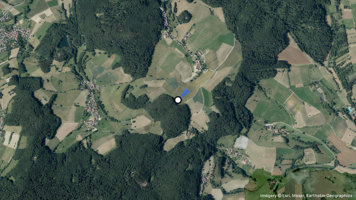 Satellite map of Nonrod NO with its launches and landings
