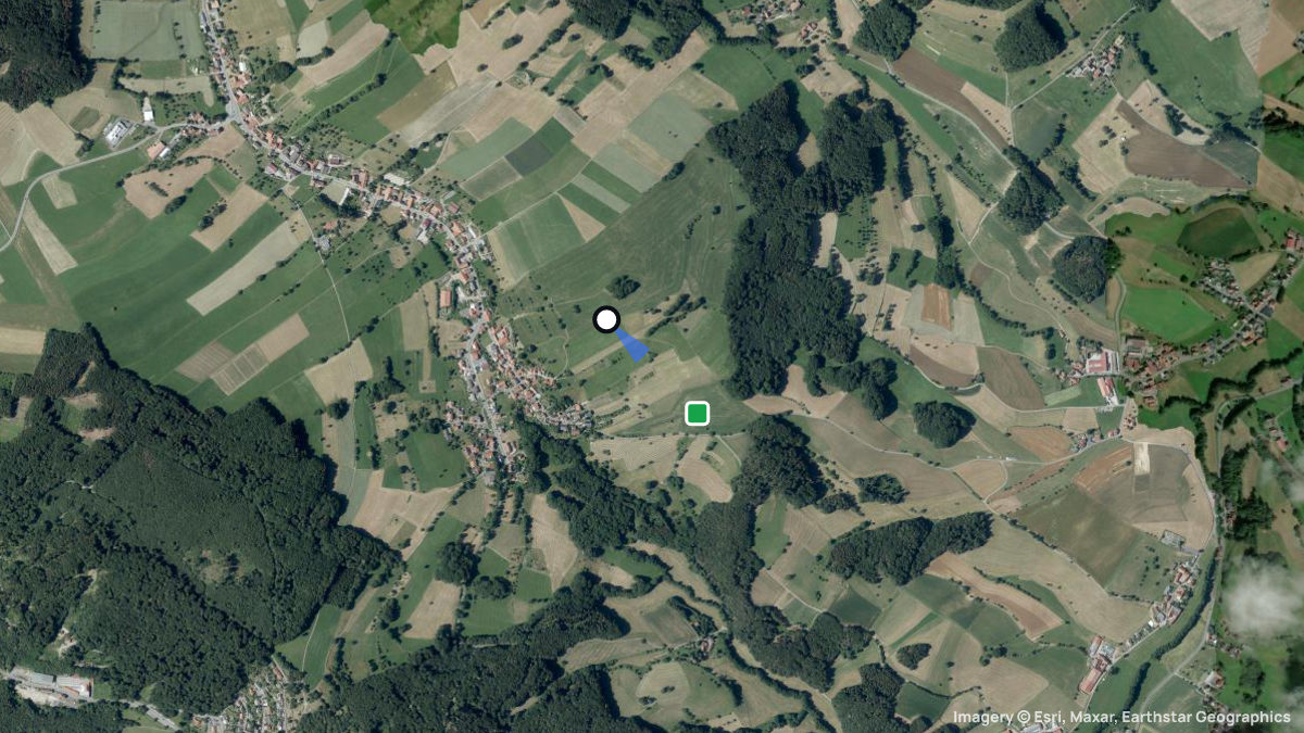 Satellite map of Winterkasten with its launches and landings