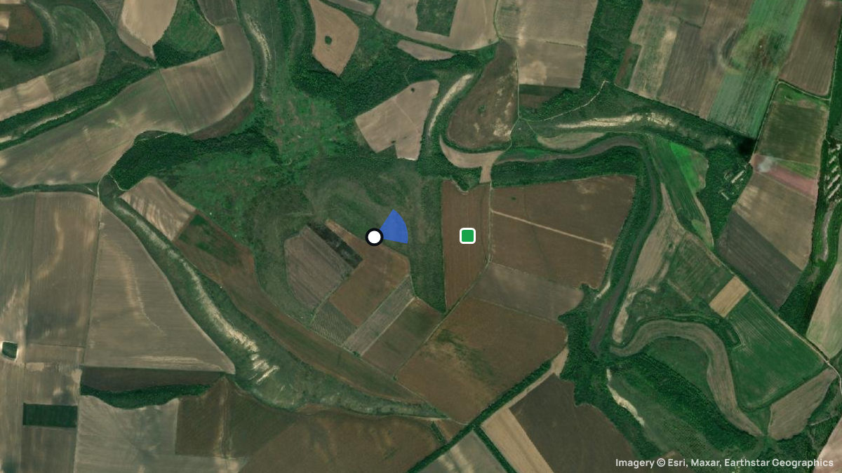 Satellitenkarte von Samuilovo mit Start- und Landeplätzen