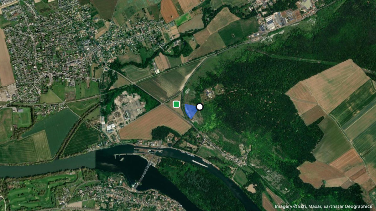 Satellitenkarte von Panorama d'Anfreville mit Start- und Landeplätzen