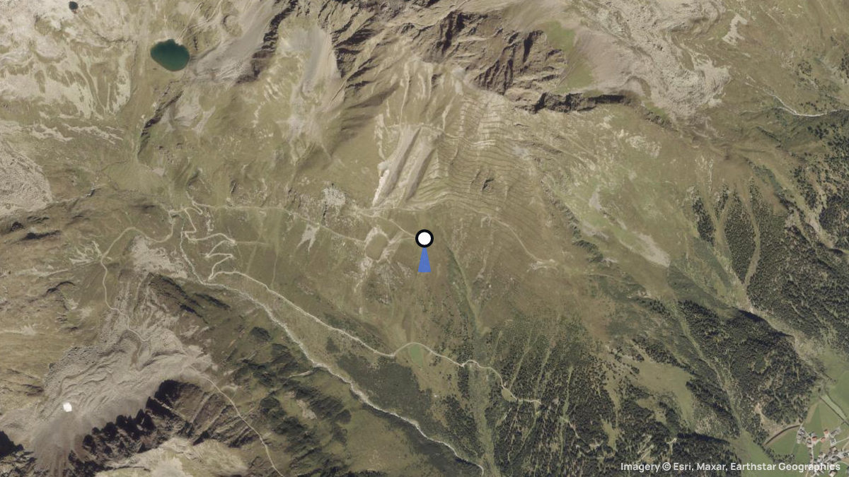 Satellite map of Mutmanör with its launches and landings