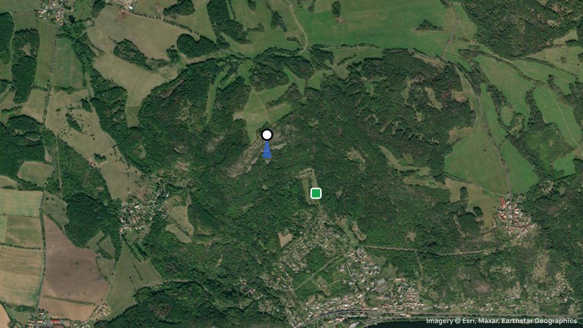 Satellite map of Frnak with its launches and landings