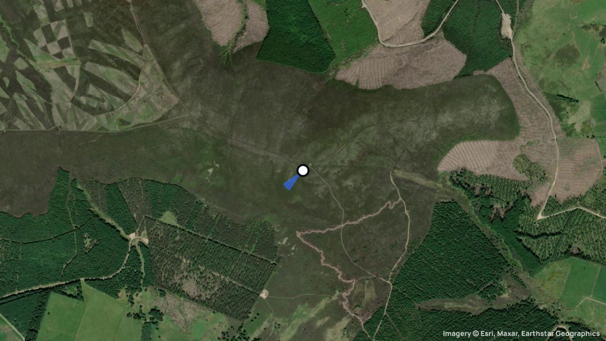 Satellite map of Pressendye with its launches and landings