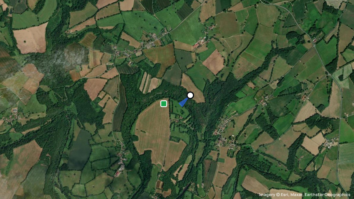 Satellite map of Malval with its launches and landings