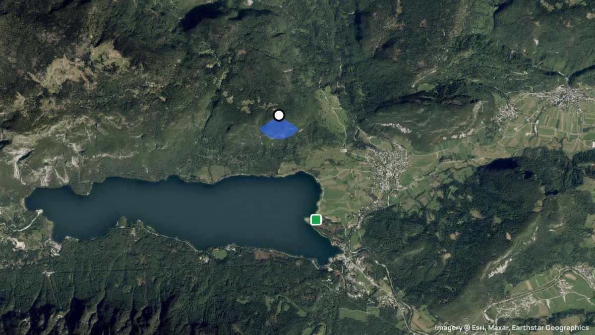 Satellite map of Vogar with its launches and landings